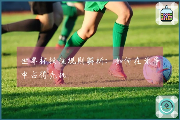 世界杯投注规则解析：如何在竞争中占得先机